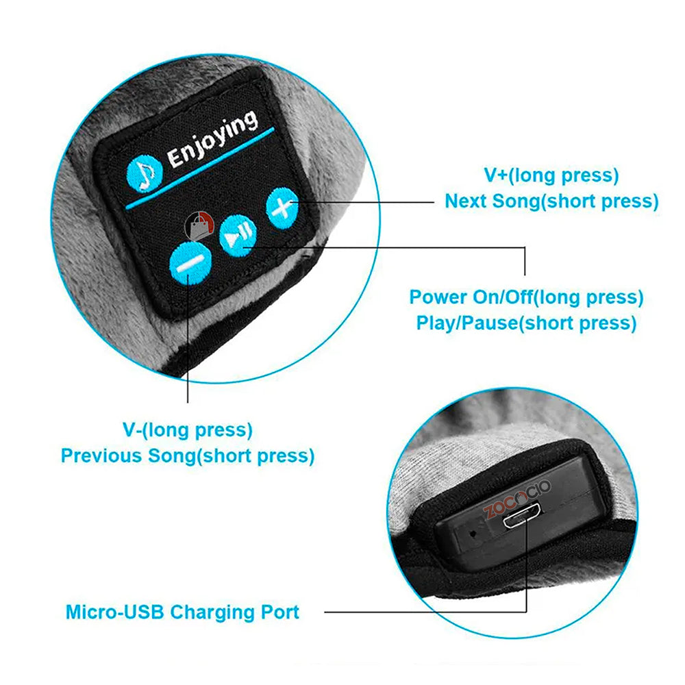 DreamBand™ Diadema Bluetooth + Cargador Tipo C + ENVIO GRATIS