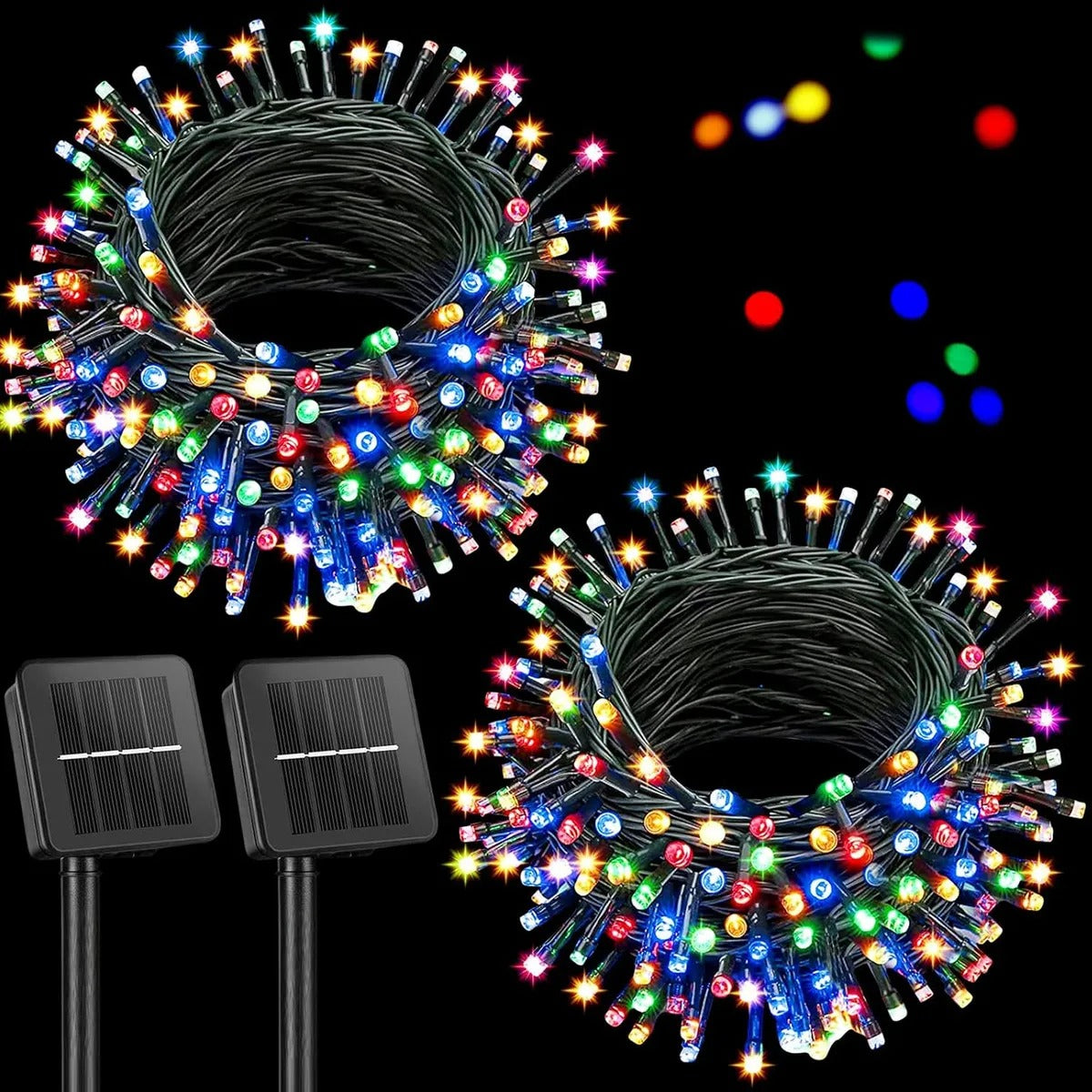 LUCES NAVIDAD + CARGADOR SOLAR + ENVIO GRATIS