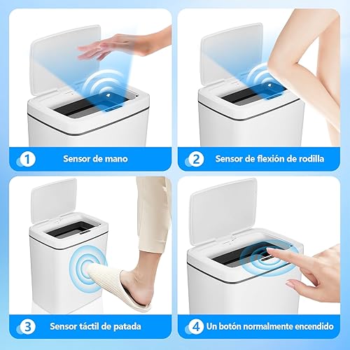 Basurero Automático SensorWave™ – Limpieza sin Esfuerzo, IDEAL PARA TU BAÑO