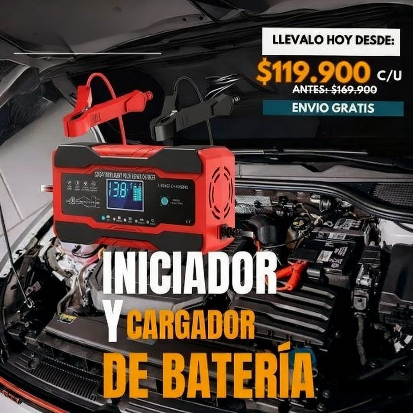 INICIADOR Y CARGADOR DE BATERÍA NEXPEAK® + ENVÍO GRATIS 📦