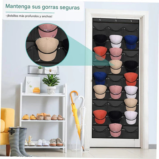 RACK X24 NEGRO: ORDENA 24 GORRAS EN 1 SOLO PASO + ¡ ENVÍO GRATIS !