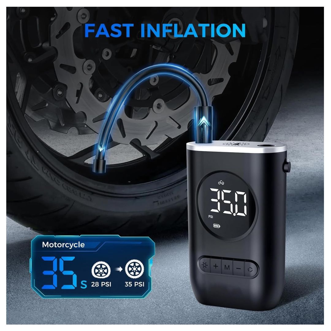 MINI COMPRESOR MULTIUSO + INCLUYE KIT DE AGUJAS + ENVÍO GRATIS 📦