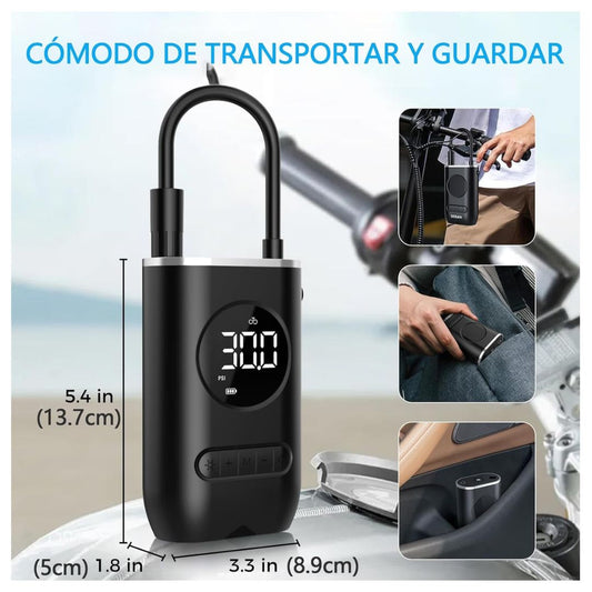 MINI COMPRESOR MULTIUSO + INCLUYE KIT DE AGUJAS + ENVÍO GRATIS 📦