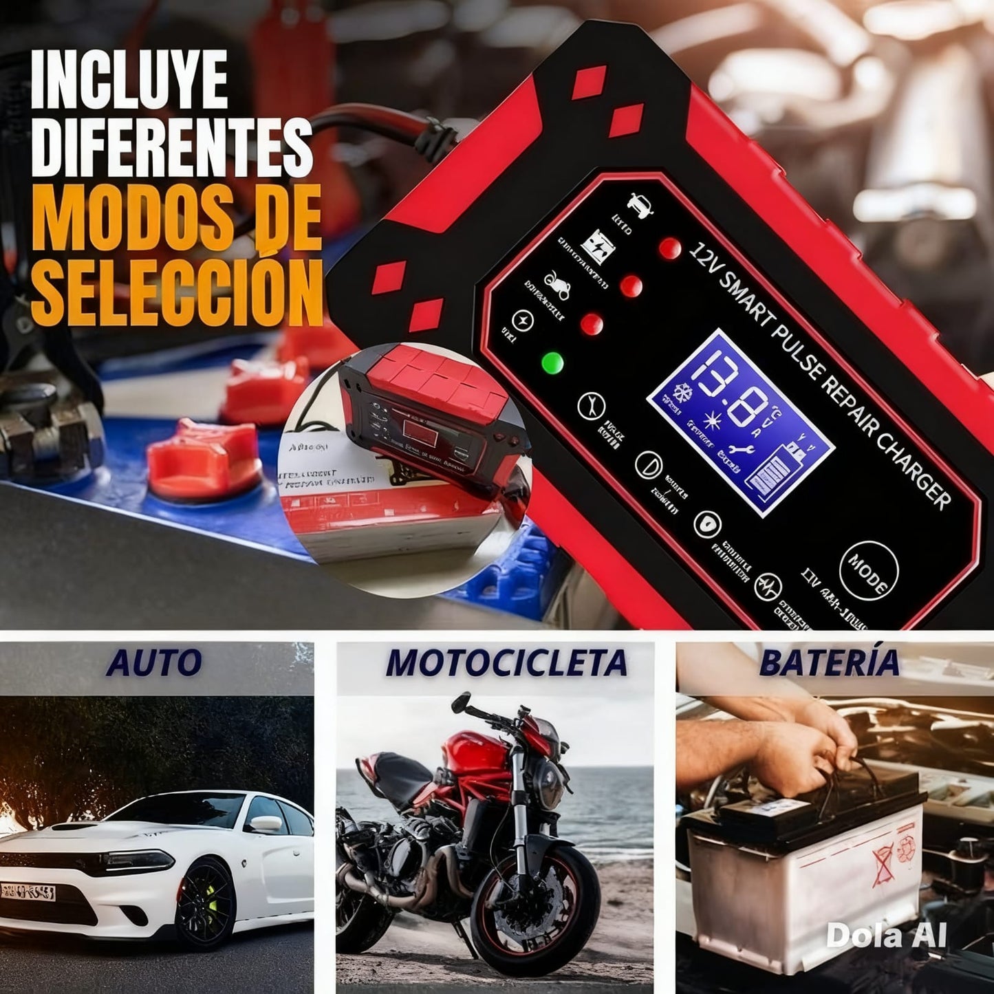 INICIADOR Y CARGADOR DE BATERÍA NEXPEAK® + ENVÍO GRATIS 📦