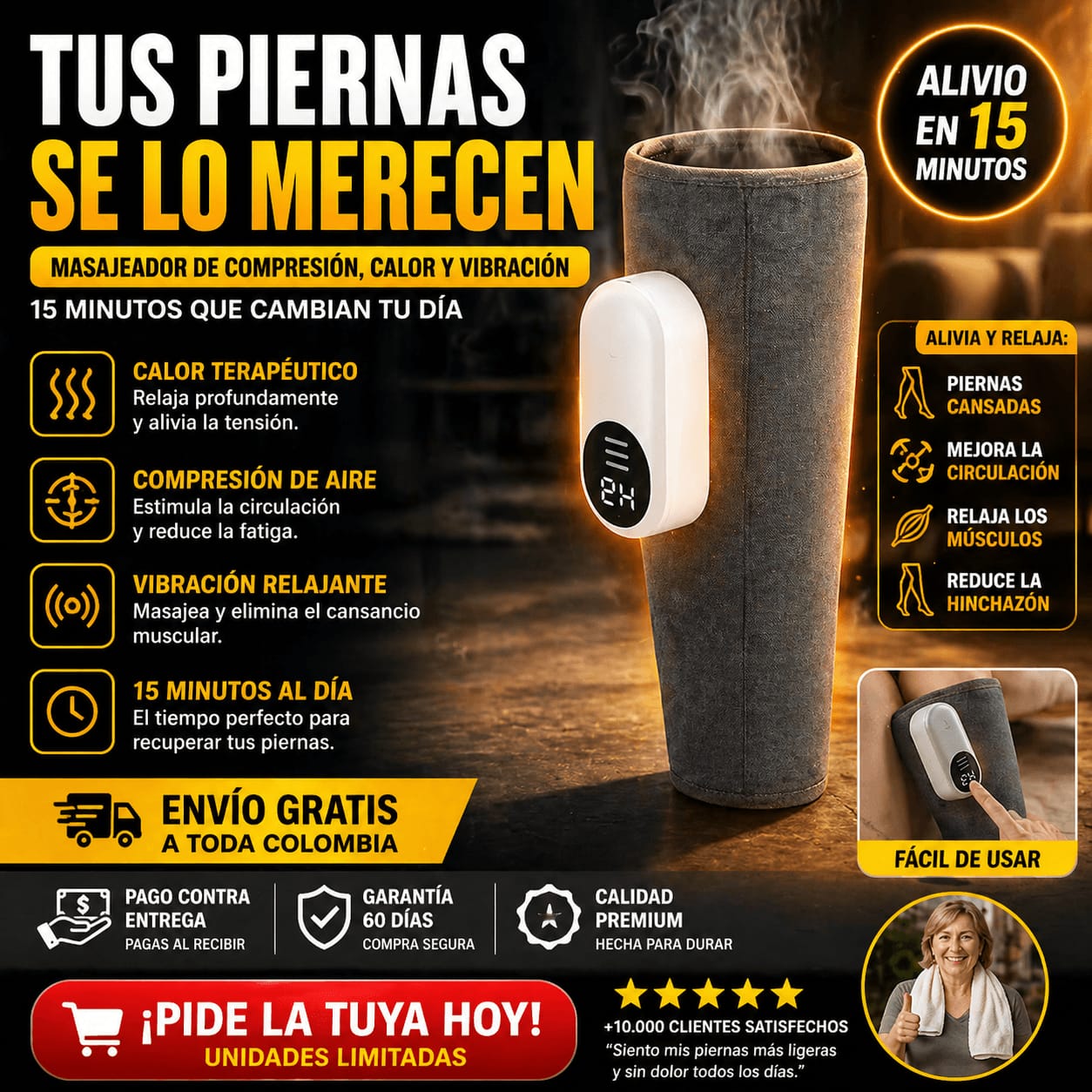 ALIVIOMAX – PIERNAS LIVIANAS Y SIN MOLESTIAS + ENVIO GRATIS