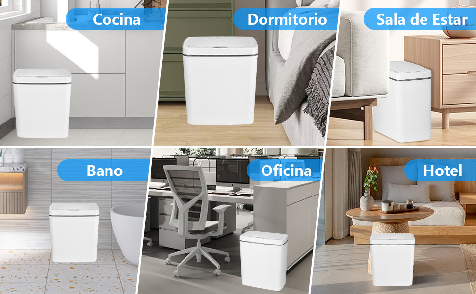 Basurero Automático SensorWave™ – Limpieza sin Esfuerzo, IDEAL PARA TU BAÑO