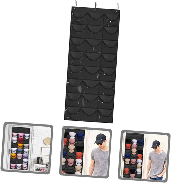 RACK X24 NEGRO: ORDENA 24 GORRAS EN 1 SOLO PASO + ¡ENVÍO GRATIS !