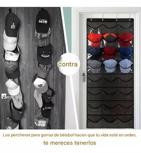 RACK X24 NEGRO: ORDENA 24 GORRAS EN 1 SOLO PASO + ¡ ENVÍO GRATIS !